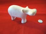Hand Carved Kenyan Soapstone Hippo Figurine