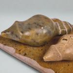 Soapstone Raccoon Pair - Hand Carved Art