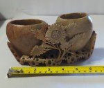 Beautiful Vintage Hand-Carved Chinese Soapstone Vase