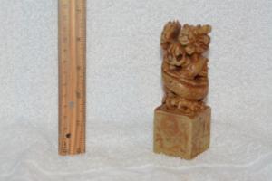 Hand-Carved Chinese Soapstone Seal
