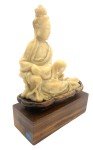 Handcrafted Chinese Guanyin Soapstone Statue