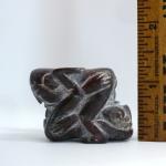 Inuit Folk Art Soapstone Carving Figurine