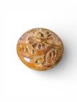 Floral Carved Chinese Soapstone Pill Box