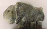 Abstract Soapstone Musk Ox Animal Carving