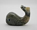 Hand Carved Soapstone Moby Dick Whale Figurine