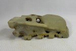 Hand-Carved Chinese Soapstone Vase and Pen Holder