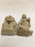 Set of 3 Vintage Chinese Soapstone Figurines