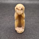 Monkey Soapstone Figurine - Vintage Hand-Carved 1.5