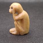Monkey Soapstone Figurine - Vintage Hand-Carved 1.5