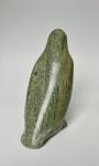 Inuit Green Soapstone Bird Sculpture by Sarah Ippak