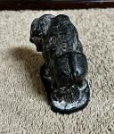 Carved Soapstone Buffalo Figurine from Canada 4”