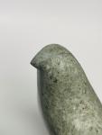 Inuit Green Soapstone Bird Sculpture by Sarah Ippak