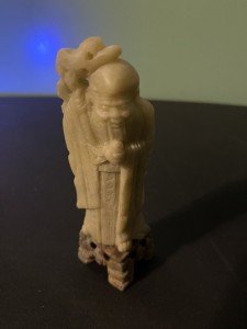 Hand-Carved Vintage Chinese Soapstone Sculpture