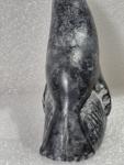 Canadian Soapstone Wolf and Sea Lion Sculpture