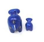 Hand-Carved Vintage Soapstone Hippo Set