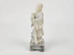 7" Vintage Hand Carved Soapstone Shou Figurine