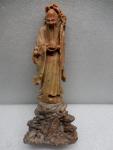 Chinese Hand Carved Shou Lao Soapstone Figure 13