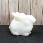 Vintage Soapstone Carved Rabbit Bunny Sculpture