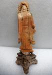 Chinese Hand Carved Shou Lao Soapstone Figure 13