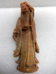 Chinese Hand Carved Shou Lao Soapstone Figure 13