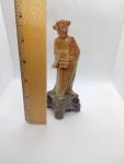 Chinese Soapstone Immortal Figure, Late Qing Dynasty