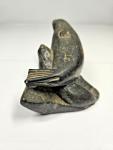 Eskimo Hunter Soapstone Carving by DIMU