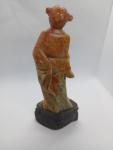Chinese Soapstone Immortal Figure, Late Qing Dynasty