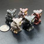 Mini Soapstone Animal Carvings - Pack of 10