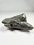 Eskimo Hunter Soapstone Carving by DIMU