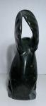 Inuit Soapstone Bird Carving – 13” Vintage Art