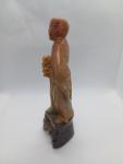 Chinese Soapstone Immortal Figure, Late Qing Dynasty