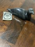 Vintage Soapstone Duck Carving from Canada