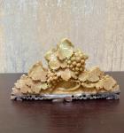 Chinese Soapstone Carving of Grapes Vine