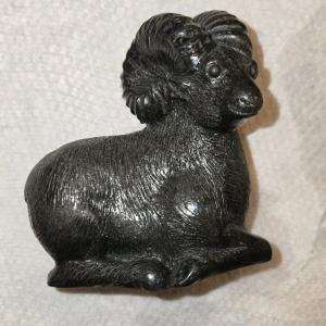 Hand Carved Ram Big Horn Sheep Soapstone Figurine