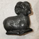 Hand Carved Ram Big Horn Sheep Soapstone Figurine