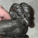Hand Carved Ram Big Horn Sheep Soapstone Figurine