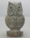 Soapstone Owl Sculpture Figurine – 3 Inches Tall
