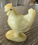 Vintage Chinese Soapstone Chicken Figurine 1.5
