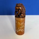 Dragon Seal with Box - Chinese Soapstone Carving