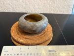 Vintage Chinese Soapstone Brush Washer - Qianlong Mark