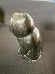 Inuit Soapstone Seal Hunter Carving, Signed & Numbered