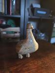 Inuit Goose Soapstone Carving - Iqaluit Design