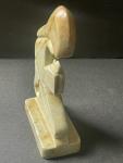 Vintage Soapstone Carving Figurine Paperweight Sculpture