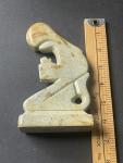 Vintage Soapstone Carving Figurine Paperweight Sculpture