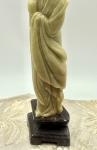 Hand-Carved Vintage Soapstone Quan Yin Statue 7”