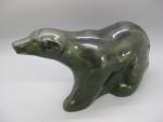 Tamarack Carved Soapstone Polar Bear Sculpture 9.5