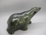 Tamarack Carved Soapstone Polar Bear Sculpture 9.5