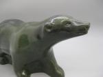 Tamarack Carved Soapstone Polar Bear Sculpture 9.5
