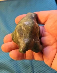 Inuit Seal Soapstone Carving Sculpture