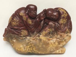 Shoushan Soapstone Carved Figure Statue